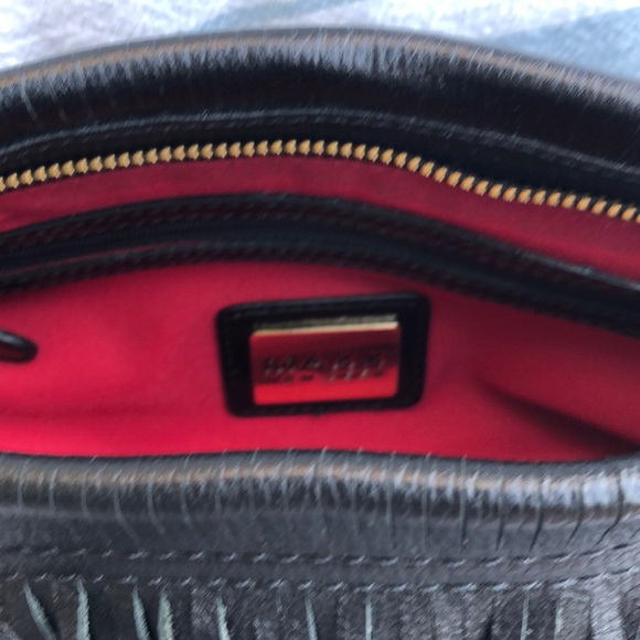 MAXX New York  leather and patent leather fringe - Picture 4 of 11